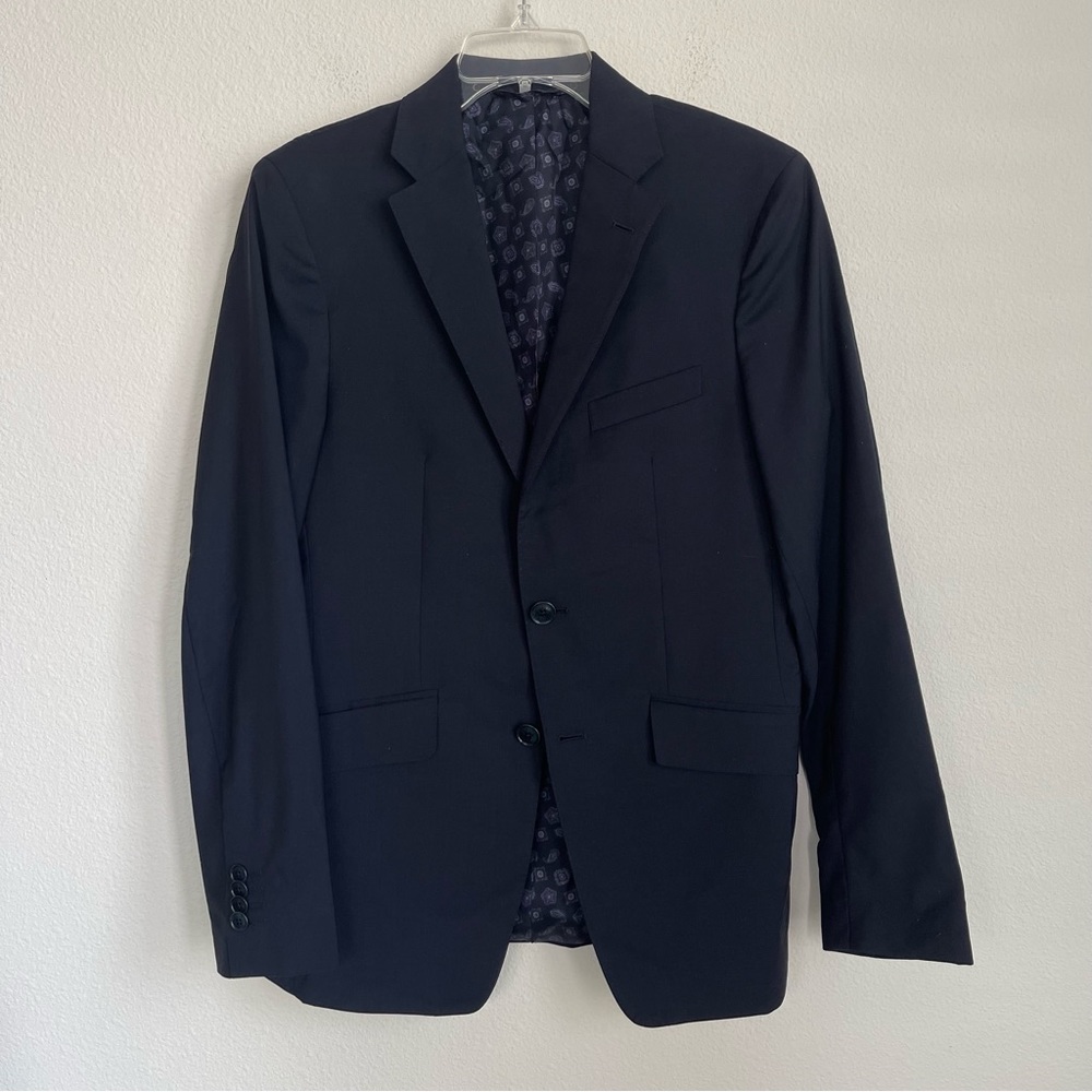 ETRO Lana Wool 2 Button English Vent Blazer